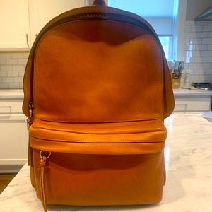 100% genuine leather backpack